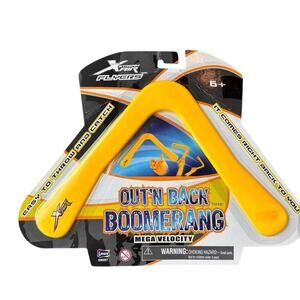 New Out N' Back Boomerang Xtreme Air Flyers Mega Velocity Lanard